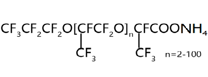 全氟聚醚羧酸铵结构式图片|结构式图片