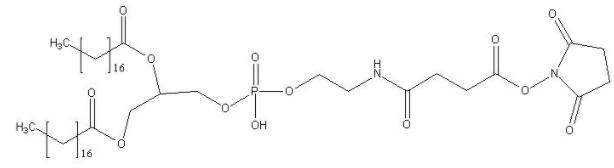 琥珀酰亚胺酯修饰标记磷脂结构式图片|结构式图片