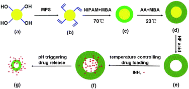 Dual Stimuli Responsive Hollow Nanogels With IPN Structure For