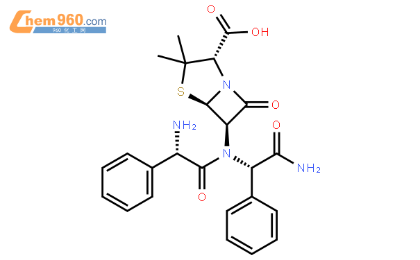 氨苄西林结构式图片