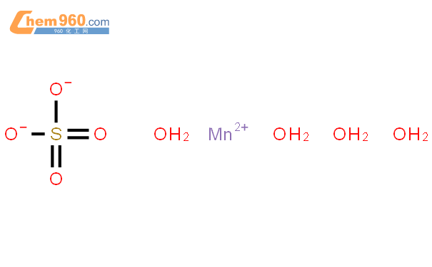 硫酸锰水合物结构式