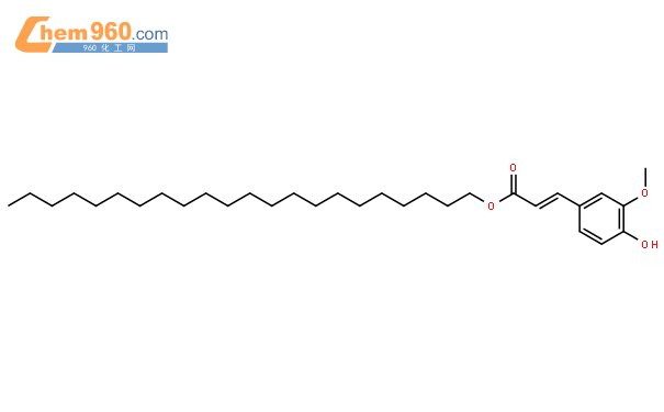 二十二烷基阿魏酸结构式,二十二烷基阿魏酸化学式 960化工网