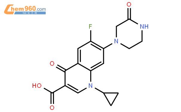 环丙沙星杂质结构式,环丙沙星杂质化学式 960化工网