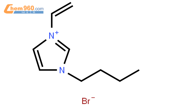 溴化1-丁基-3-乙烯基咪唑结构式