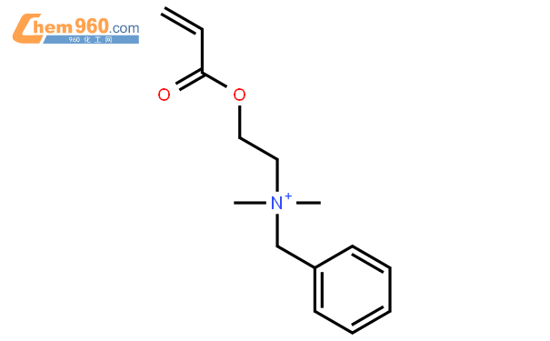 BENZENEMETHANAMINIUM, N,N-DIMETHYL-N-[2-[(1-OXO-2-PROPENYL)OXY]ETHYL]-结构式
