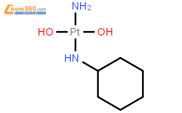 trans-[pt(oh)2(c-c6h11nh2)(nh3)]結構式