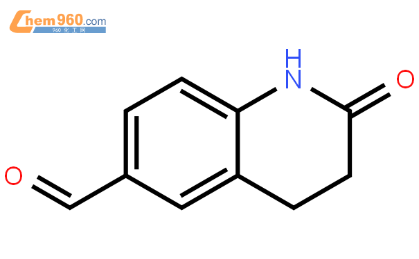 2-氧代-1,2,3,4-四氫-喹啉-6-甲醛結構式