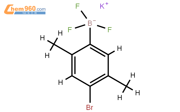 Potassium (4-bromo-2,5-dimethylphenyl)trifluoroborate结构式图片|1189097-38-8结构式图片