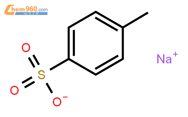 對甲苯磺酸鈉結構式