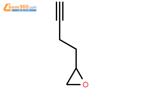 2-丁炔-3-環氧乙烷結構式
