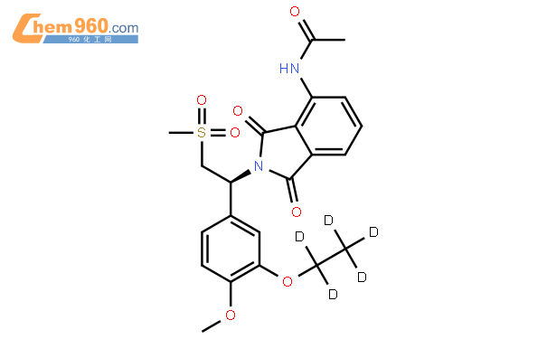 阿普斯特-d5结构式