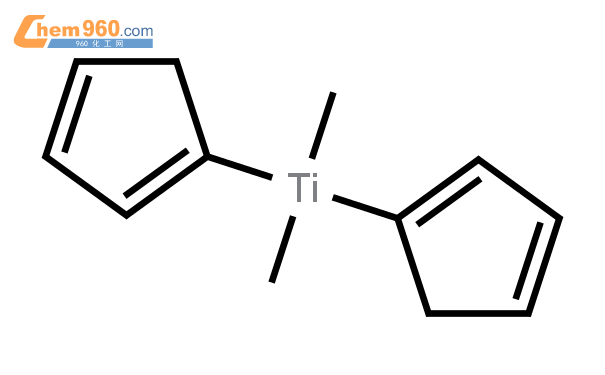 双环戊二烯基二甲基钛结构式
