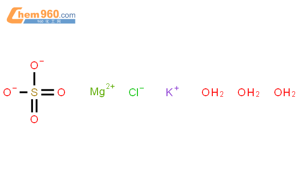 硫酸氯化镁钾结构式