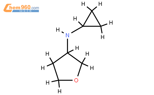 n-環丙基四氫呋喃-3-胺結構式