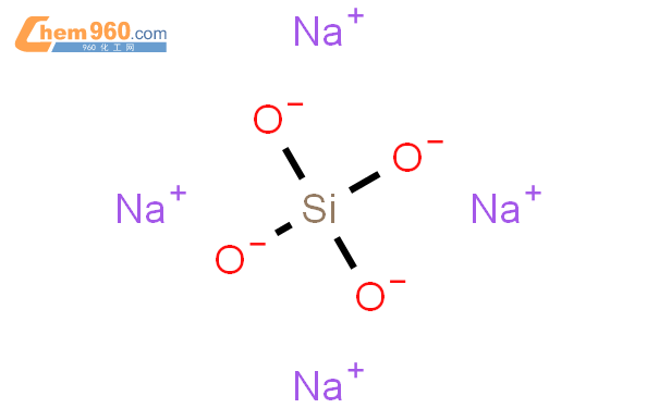 原硅酸鈉結構式