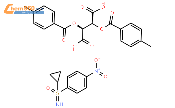 3s)-2,3-雙[(4-甲基苯甲酰基)氧基]丁二酸混合物結構式圖片|1365544