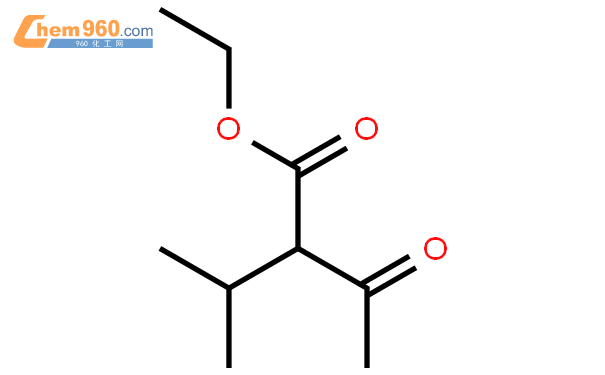 2-異丙基乙酰乙酸乙酯結構式,2-異丙基乙酰乙酸乙酯化學式 – 960化工