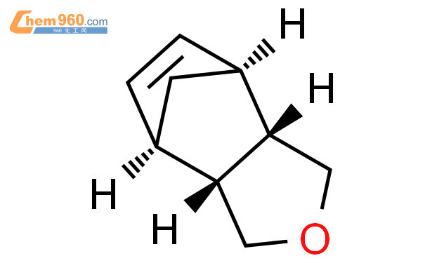 (3aα,4β,7β,7aα)- 1,3,3a,4,7,7a-六氫-4,7-甲異苯並呋喃結構式