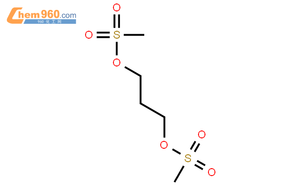 二(甲烷磺酸)1,3-丙二醇酯結構式