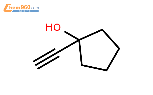 1-乙炔环戊醇结构式图片|17356-19-3结构式图