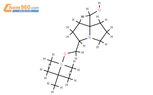 1,2,3,5,6,7-六氢吡咯嗪-7-基]甲醇结构式