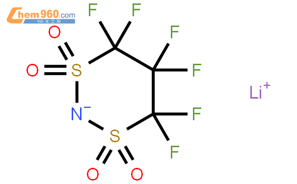 112233六氟丙烷13二磺酰亞胺鋰結構式