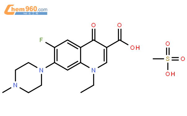 培氟沙星结构式图片