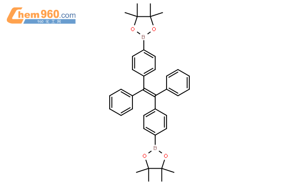 1-亚苯基]双[4,4,5,5-四甲基-1,3,2-二氧杂硼杂环戊烷结构式