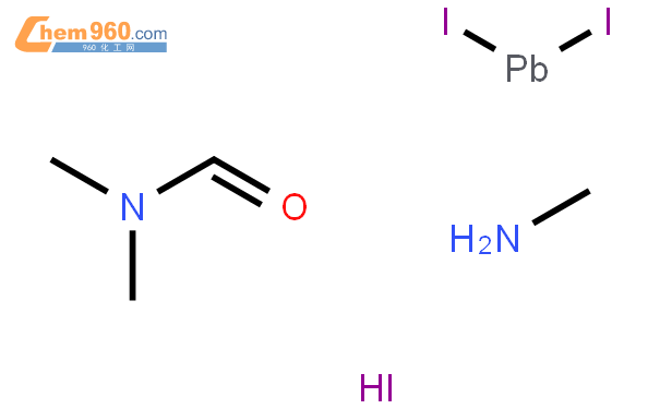 二碘鉛; n,n-二甲基甲酰胺;甲胺;氫碘化物結構式
