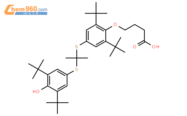 426二叔丁基4235二叔丁基4羥基苯基硫代丙烷2基硫代苯氧基丁酸