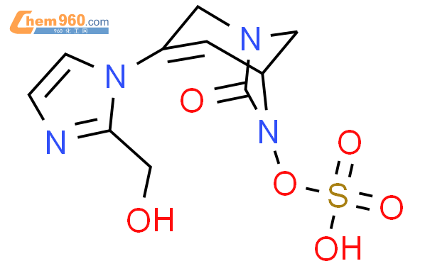 单[3-[2-(羟甲基)-1H-咪唑-1-基]-7-氧-1,6-二氮杂双环[3.2.1]辛-3-烯-6-基]酯结构式图片|2217676-21-4结构式图片