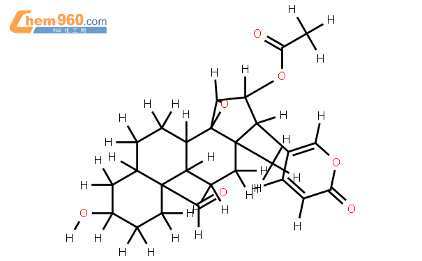 19-氧代华蟾毒精结构式