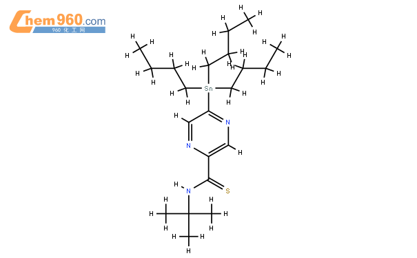 2-叔丁基胺硫脲基-5-三丁基锡嘧啶结构式图片|252189-92-7结构式图片
