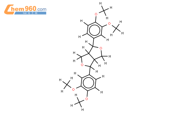 松脂酚二甲醚结构式