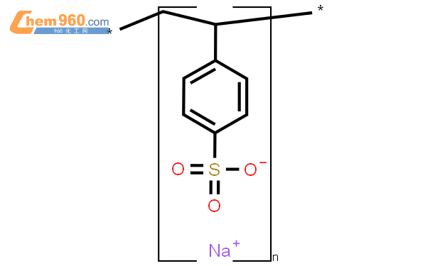 聚苯乙烯磺酸鈉結構式