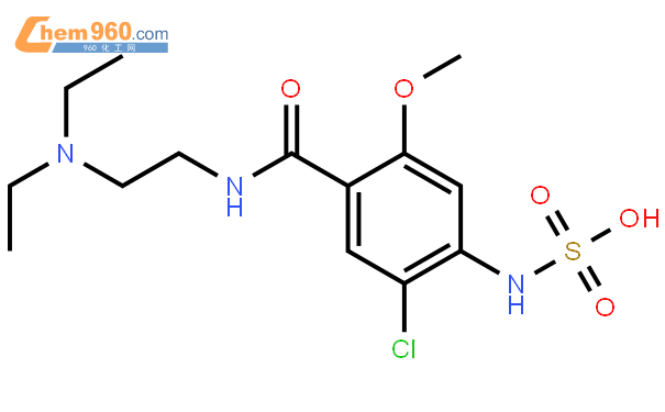 甲氧氯普胺n4-磺酸酯結構式
