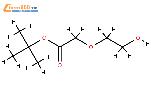 乙酸叔丁酯-乙二醇結構式