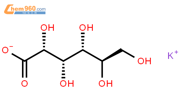 葡萄糖酸钾结构式 葡萄糖酸钾化学式 960化工网
