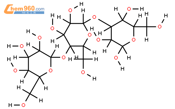 31-β-d-纤维二糖基-葡萄糖结构式