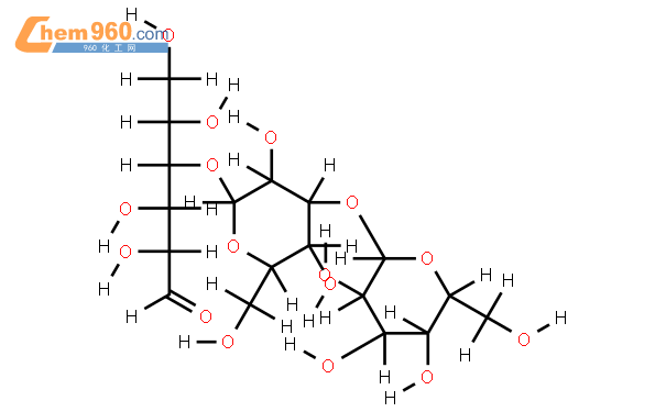 32-β-d-葡糖基-纤维二糖结构式