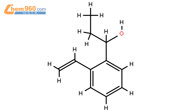 (9ci)-2-乙烯--alpha--乙基-苯甲醇結構式