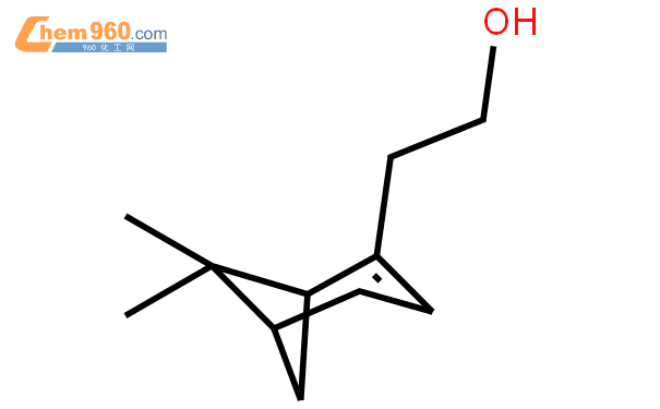(1R)6,6-二甲基联环(3.1.1)庚烷-2-烯-2-乙醇结构式