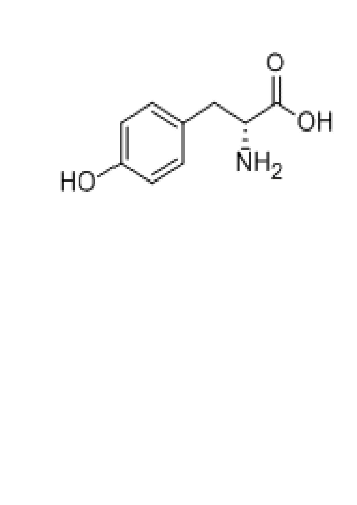 酪氨酸化学结构式图片