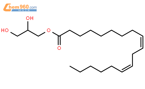 37348-65-5/甘油亚油酸酯中英文名/分子式/结构式 960化工网