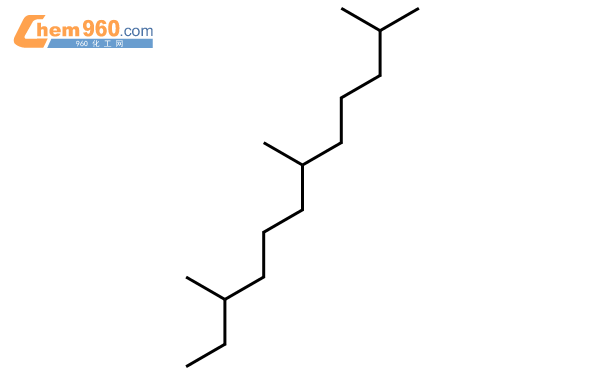 2,6,10-三甲基十二烷 結構式