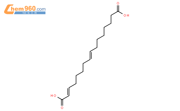 2,8-Hexadecadienedioic acid结构式