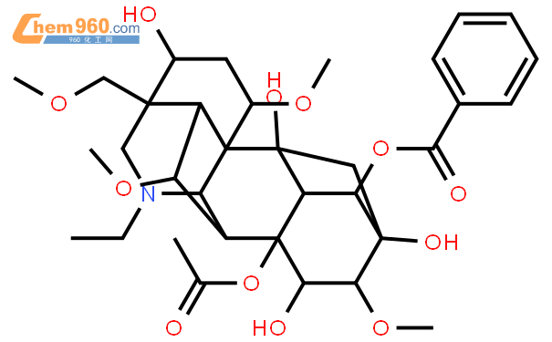 乌头碱 分子式图片