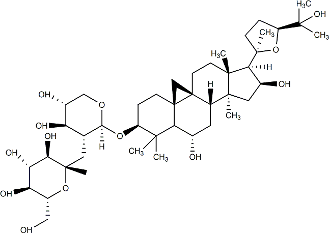 黄芪皂苷iii结构式图片