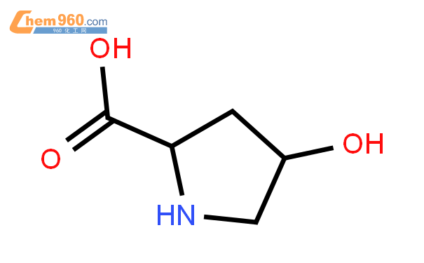 L-羟基脯氨酸结构式