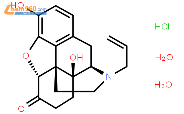 二水合盐酸纳洛酮结构式